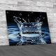 Water Splash Abstract Canvas Print Large Picture Wall Art
