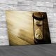 Lone Hour Glass On Floor Canvas Print Large Picture Wall Art