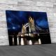 Tower Bridge At Night 1 Canvas Print Large Picture Wall Art