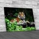 Bengal Tiger In Forest Canvas Print Large Picture Wall Art