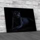 Black Jaguar Canvas Print Large Picture Wall Art