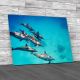 A Pod Of Spinner Dolphins Canvas Print Large Picture Wall Art