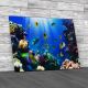 Tropical Fish On A Coral Reef 2 Canvas Print Large Picture Wall Art