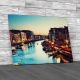 Grand Canal After Sunset Venice Italy Canvas Print Large Picture Wall Art