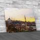 Istanbul Skyline Watercolour Canvas Print Large Picture Wall Art