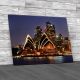 Sydney Opera House At Night Canvas Print Large Picture Wall Art
