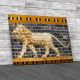 Fragment Of The Babylonian Ishtar Gate Canvas Print Large Picture Wall Art
