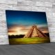 Temple Of Kukulkan Canvas Print Large Picture Wall Art