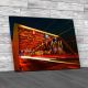 Night Traffic In Shanghai Garden Bridge Canvas Print Large Picture Wall Art