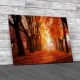 Autumn Colors At Whitworth Park In Manchester Canvas Print Large Picture Wall Art