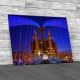 Salford Quays Millennium Footbridge Canvas Print Large Picture Wall Art