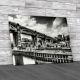 Red Hue Bridge Newcastle Upon Tyne Canvas Print Large Picture Wall Art