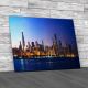 Chicago Across Lake Michigan Canvas Print Large Picture Wall Art