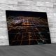 Las Vegas By Night Nevada Canvas Print Large Picture Wall Art
