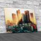 Los Angeles Skyline At Sunset Canvas Print Large Picture Wall Art