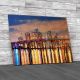 Miami City Skyline At Dusk Canvas Print Large Picture Wall Art