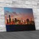 Miami City Skyline Canvas Print Large Picture Wall Art