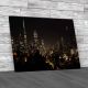 San Francisco By Night Canvas Print Large Picture Wall Art
