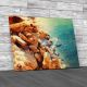 Dead Sea Salt Shore Canvas Print Large Picture Wall Art