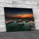 Dead Sea Sunrise Canvas Print Large Picture Wall Art