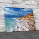 View Of Dead Sea Coastline Canvas Print Large Picture Wall Art