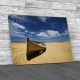 Boat In The Desert Peru Canvas Print Large Picture Wall Art