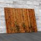 Bamboo Fence Canvas Print Large Picture Wall Art