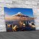 Mount Fuji With Swans Canvas Print Large Picture Wall Art