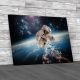 Astronaut In Outer Space Canvas Print Large Picture Wall Art