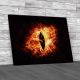 Evil Eye In Space Canvas Print Large Picture Wall Art