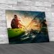 Kayaking Canvas Print Large Picture Wall Art