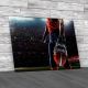 American Football Player In Stadium Canvas Print Large Picture Wall Art
