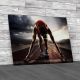 Runner Canvas Print Large Picture Wall Art
