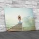 Yoga By The Sea Canvas Print Large Picture Wall Art