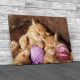 Kittens Sleeping With A Ball Of Wool Canvas Print Large Picture Wall Art