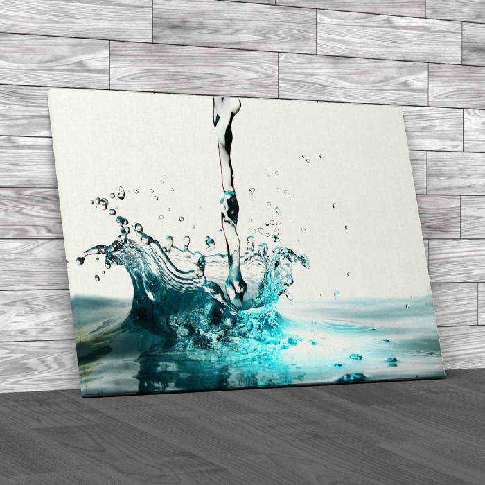 Vehicle Splashing Out Water 3.2 Wall Art Canvas Picture Print