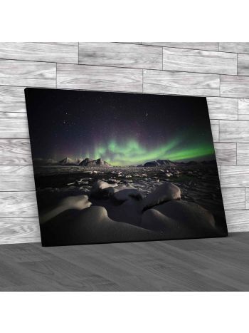 Northern Lights Canvas Print Large Picture Wall Art