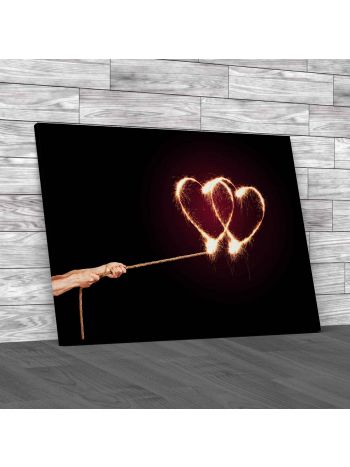 Roping In The Love Canvas Print Large Picture Wall Art