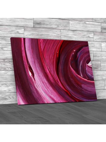 Oil Paint Rose Petal Canvas Print Large Picture Wall Art