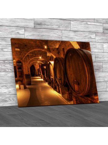 Wine Beer Cellar Canvas Print Large Picture Wall Art