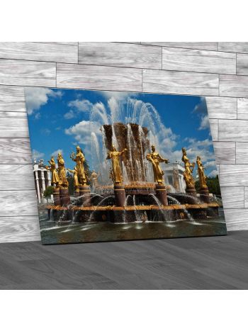 Fountain of Friendship Canvas Print Large Picture Wall Art