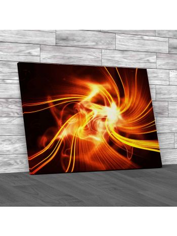 Abstract 3D Effect Canvas Print Large Picture Wall Art