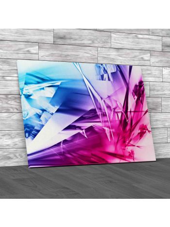 Diamond Cut Design Canvas Print Large Picture Wall Art