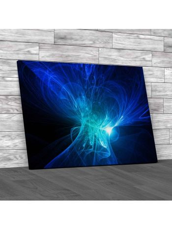 Space Smoke Abstract Canvas Print Large Picture Wall Art