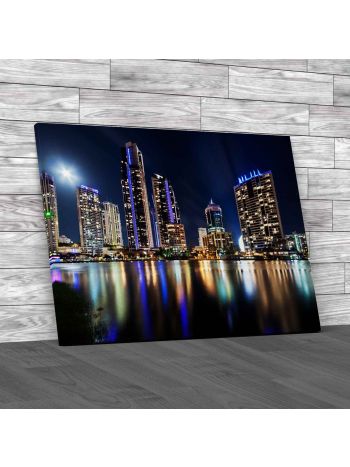Queensland Cityscape Canvas Print Large Picture Wall Art