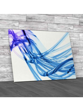 Abstract Wire Flow Canvas Print Large Picture Wall Art