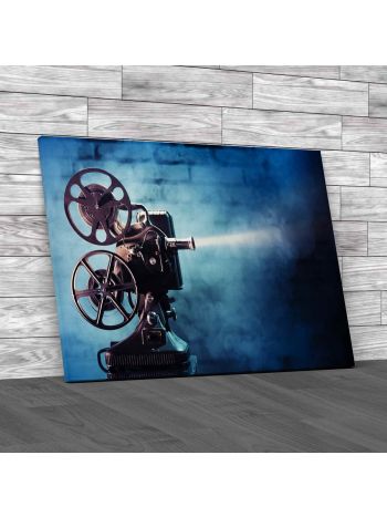 Old Theatre Projector Canvas Print Large Picture Wall Art