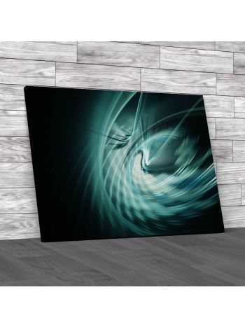 Abstract Water Silk Canvas Print Large Picture Wall Art