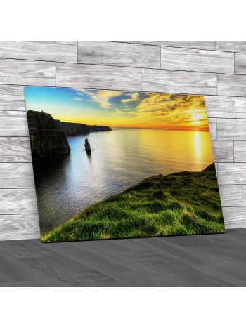 Cliffs of Moher Ireland Canvas Print Large Picture Wall Art