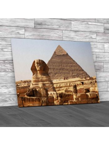 Sphinx Pyramid Egypt Canvas Print Large Picture Wall Art